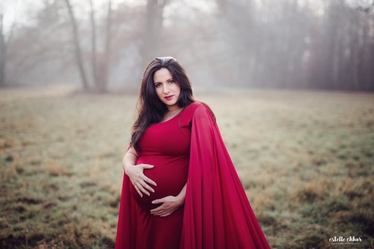 robe de maternité pour séance photos
