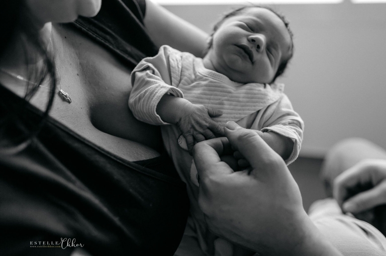 photographe naissance clinique maternité