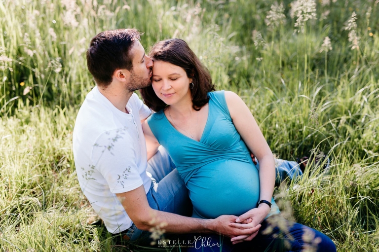 photos de grossesse avec le futur papa