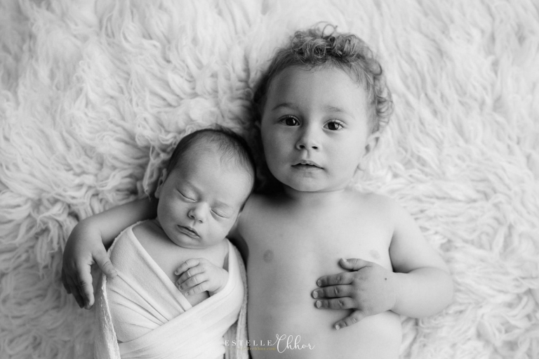 photos de bébé avec son frère