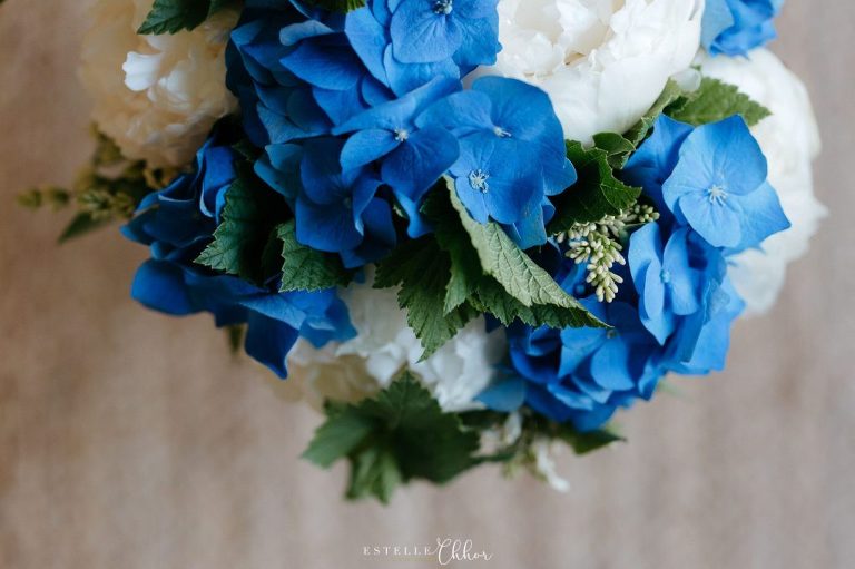 bouquet bleu mariage
