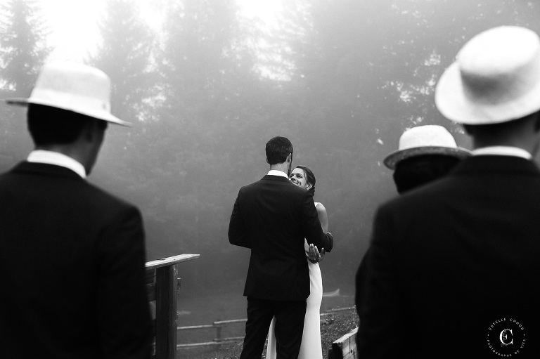 photo mariage noir et blanc