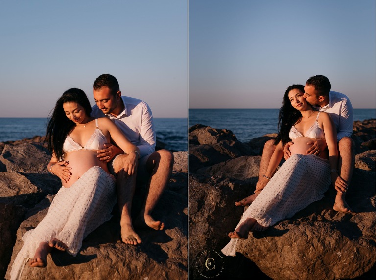 photographe gard grossesse couple