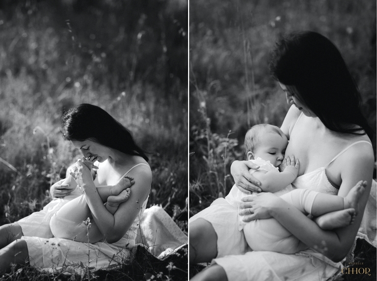 shooting photo maman-bébé allaitement montpellier