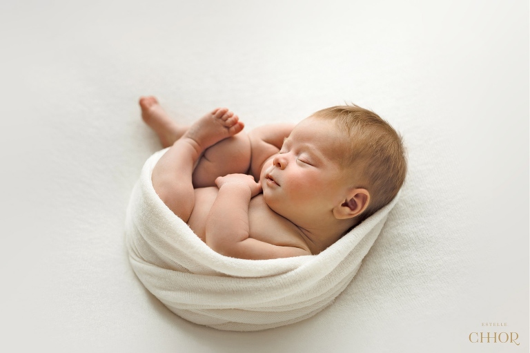 photo minimaliste élégante bébé